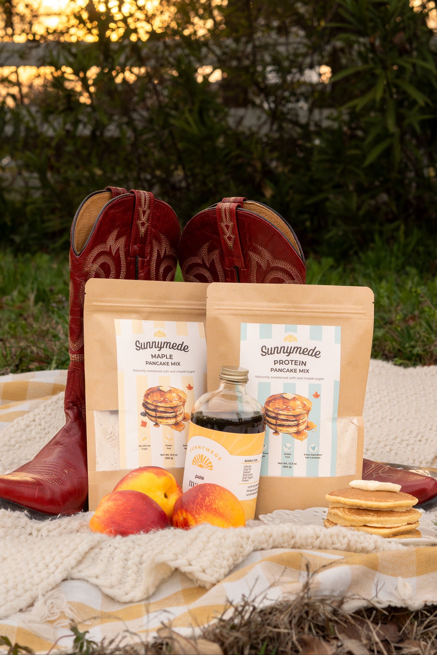 protein and maple gluten free pancake mix