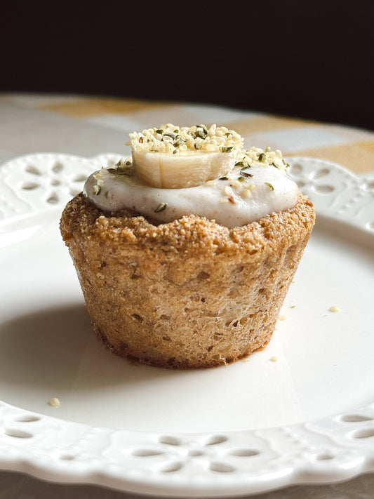 Maple Tahini Banana Muffins