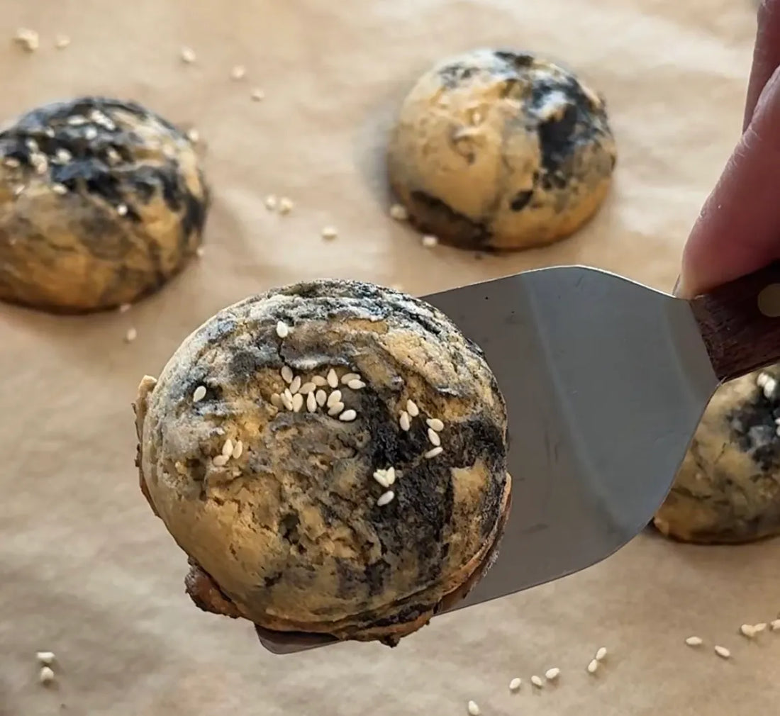 Maple Black Sesame Cookies
