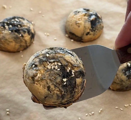Maple Black Sesame Cookies