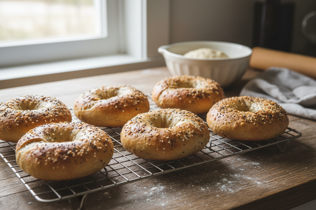Homemade Sourdough Bagels