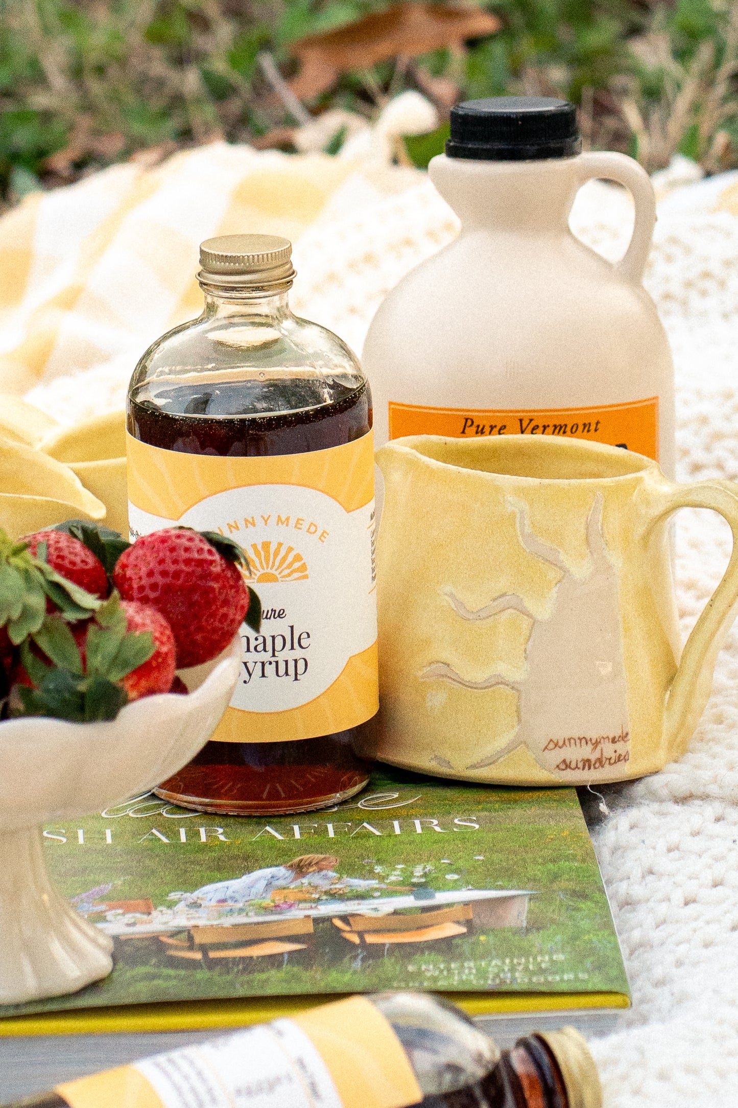 Sunny Day Maple Syrup Pitcher | Handmade Ceramics