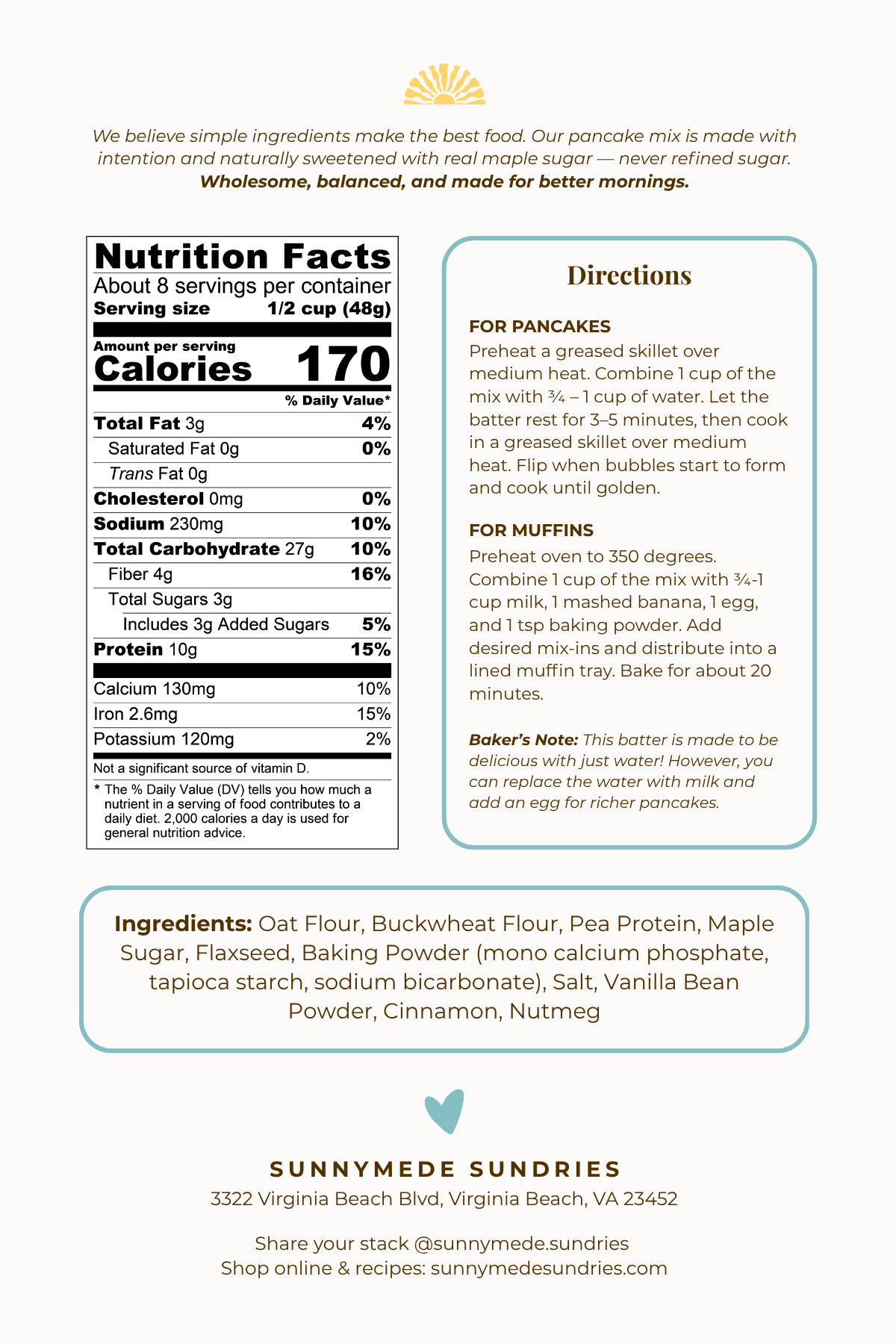 Protein Pancake Mix