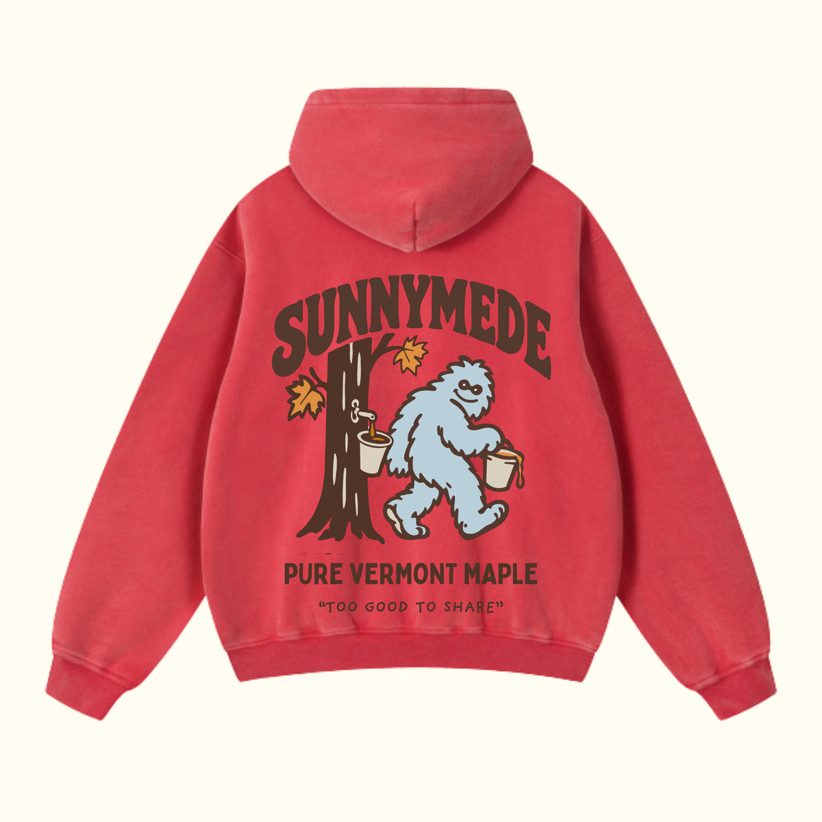 Vermonster Hoodie (Barn Red)